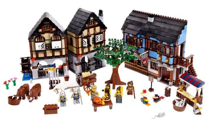 Medieval Market Village LEGO Set 10193
