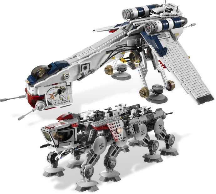Republic Dropship with AT-OT LEGO Set 10195