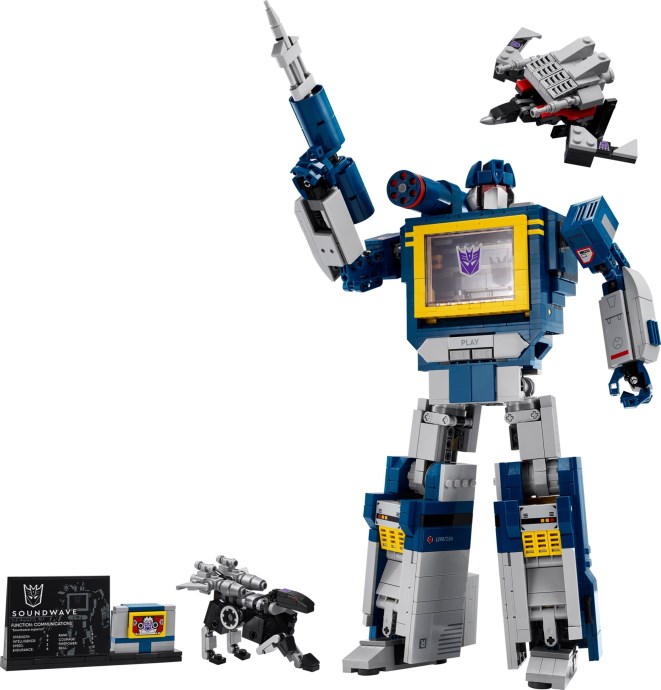 Transformers: Soundwave LEGO Set 10358