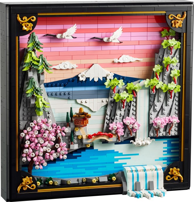 Japanese Cherry Blossom Landscape LEGO Set 31218