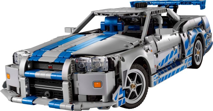 2 Fast 2 Furious Nissan Skyline GT-R (R34) Car LEGO Set 42210