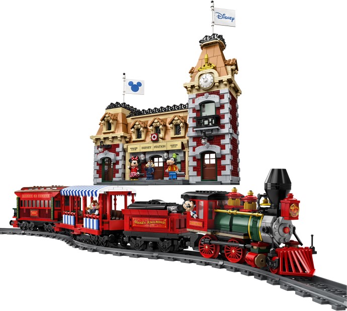 Disney Zug mit Bahnhof LEGO Set 71044