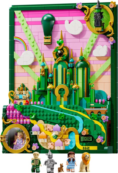 Emerald City Wall Art LEGO Set 75685