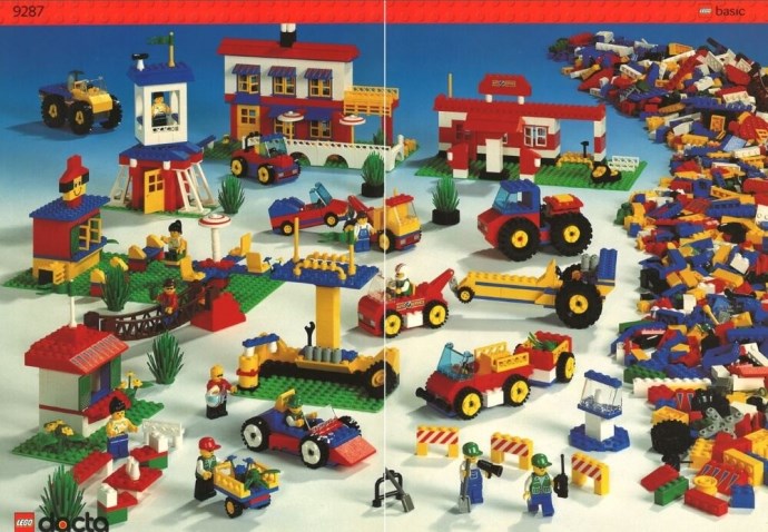 Bonus Lego Basic Town LEGO Set 9287